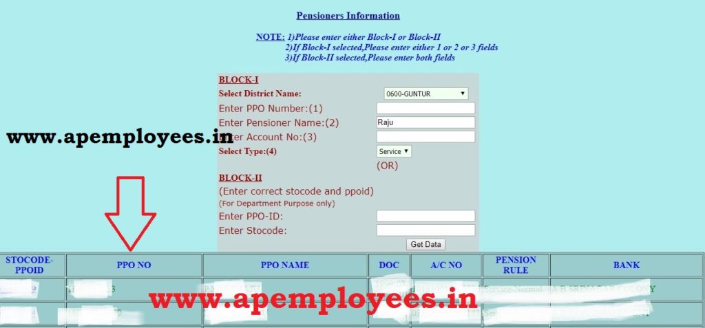 AP Pensioners Pension PPO Number Search by Name Health Cards ID AP Employees Pension ID online how to get 12 digit PPO Number search by Name Forget PPO NO How to get PPO Number by Account No Check Your PPO Number status in Online AP Retired Employees Pension PPO status CPAO how to know pensioner Payment Order Number by Name in Online