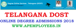 Telangana Degree Online Admissions 2018 TS DOST 2018-19