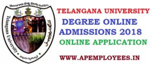 Telangana University Degree Online Admissions 2018 Seat Allotment
