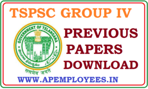 Download TSPSC Group 4 Previous Papers Model Papers in Telugu